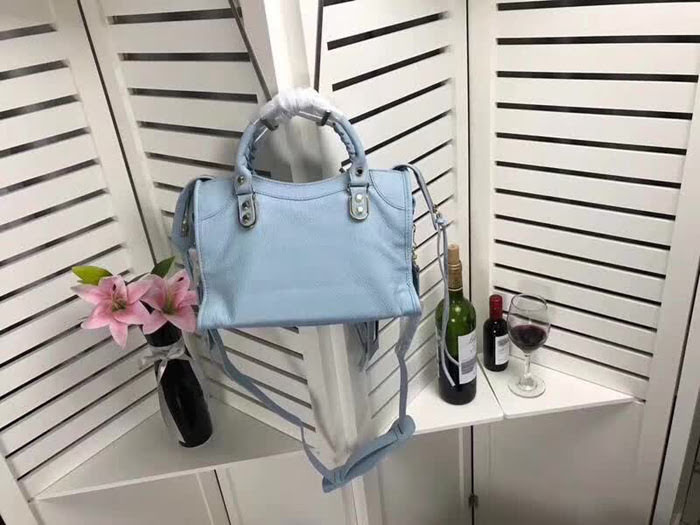 BALENCIAG巴黎世家 經典機車 原版山羊皮 包邊五金款 手提肩背斜挎包  BL1438